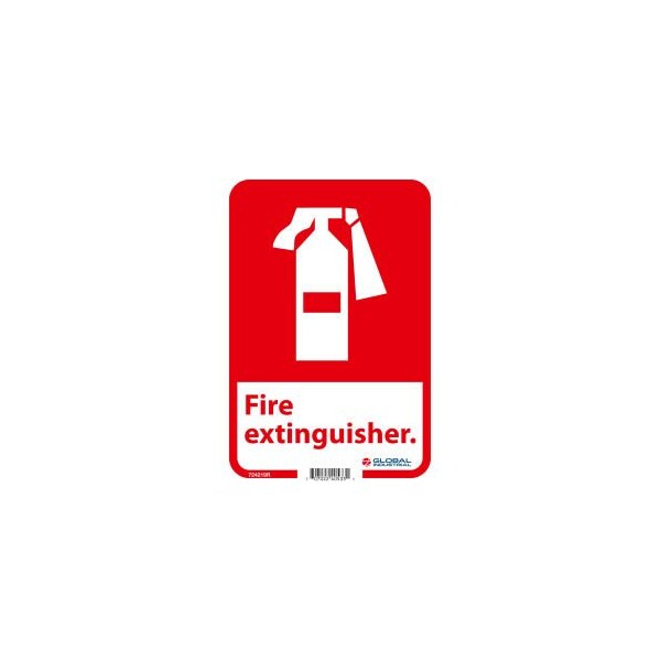Nmc Fire Extinguisher Sign 10x7 Rigid Plastic GLOFGA3R - main